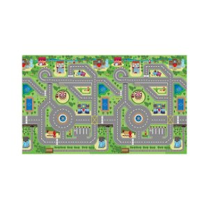 SCARLETT dětský kobereček 3D městečko - 180 x 120 cm