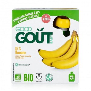 GOOD GOUT Bio Banán (4x85 g)
