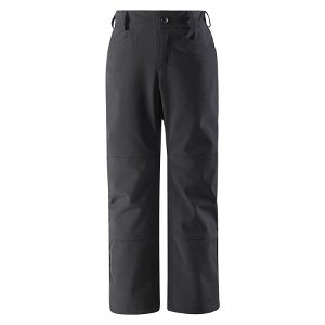 REIMA dětské softshellové kalhoty Agern - Black - 128 cm
