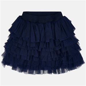 MAYORAL dívčí tylová sukně tmavě modrá - 110 cm