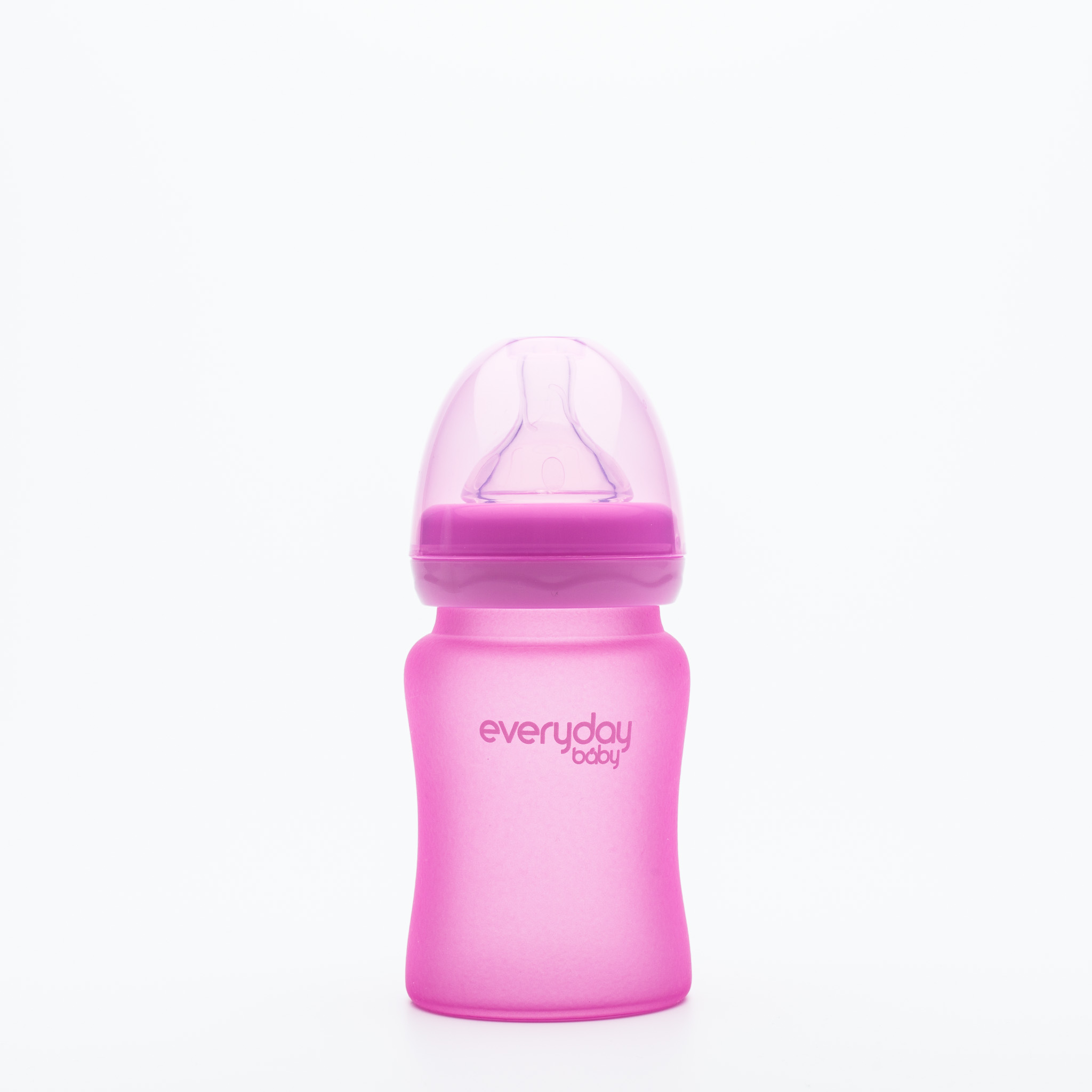 EVERYDAY BABY láhev sklo, senzor, 150 ml Pink