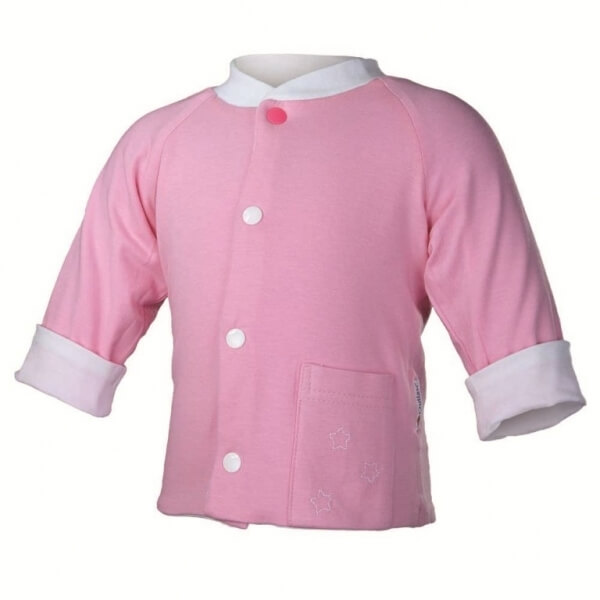 Kabátek oboustranný Outlast® velikost 56, barva bílá/stř.růžová