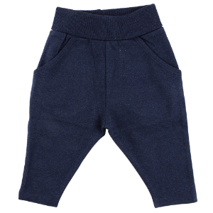 FIXONI chlapecké kalhoty GOTS modrá - 80 cm