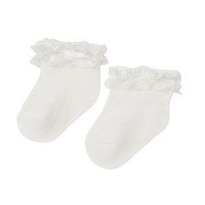 MAYORAL dívčí ponožky krémové, 62 cm, EU 16-17