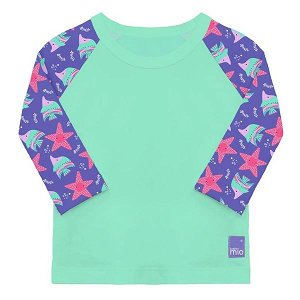 BAMBINO MIO Dětské tričko do vody s rukávem, UV 50+, Violet, vel. S
