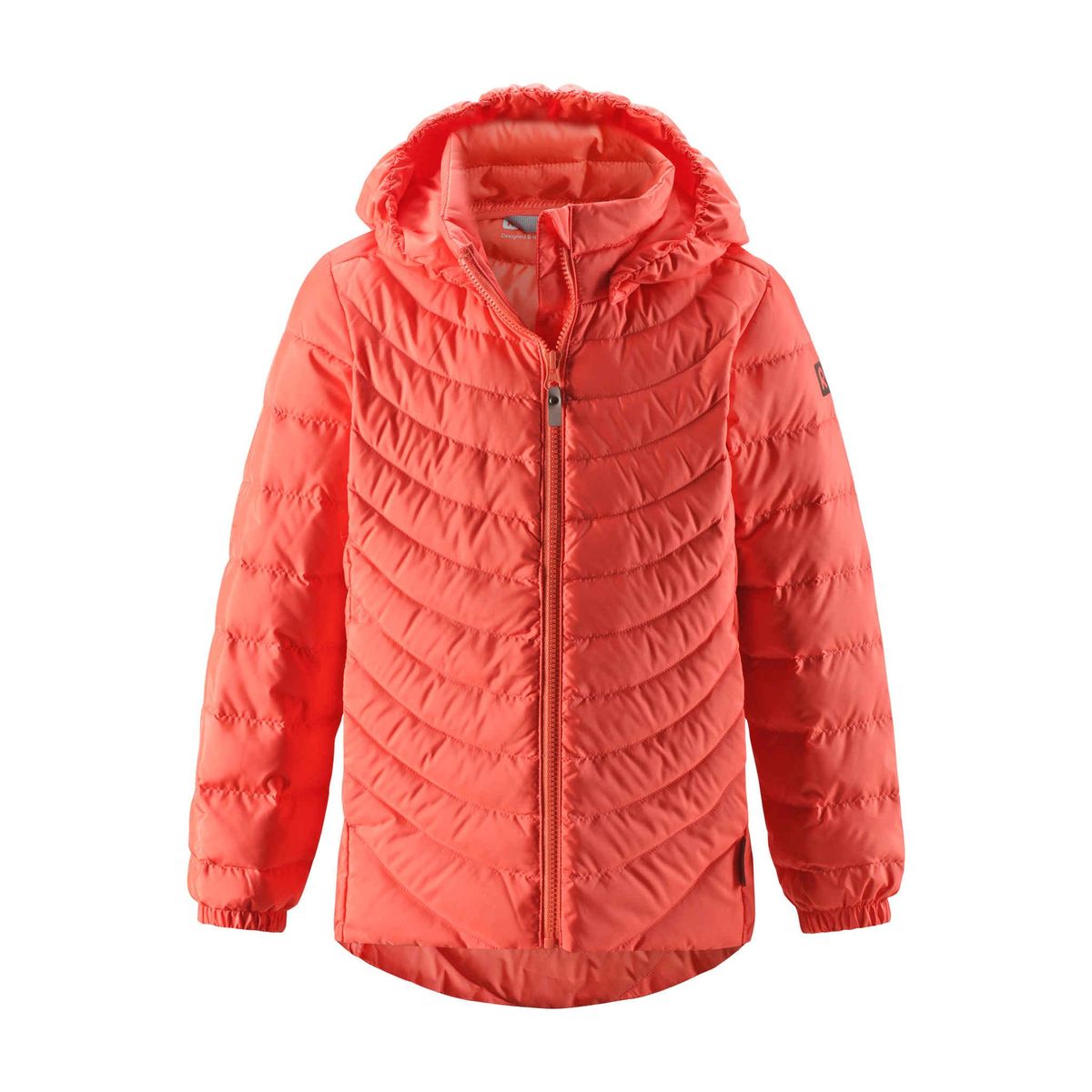 REIMA dívčí zimní bunda Fern oranžová - 122 cm