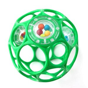 OBALL hračka rattle 10 cm 0m+ zelená