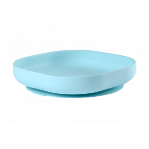 BÉABA silikonový talíř s přísavkou Blue