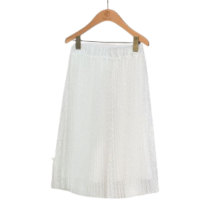 ABEL & LULA dívčí plisovaná sukně bílá vel. 157 cm