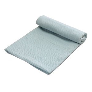 EMITEX Zavinovací deka Mušelín pastelová modrá