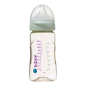 B.BOX Antikoliková kojenecká láhev 240 ml - zelená