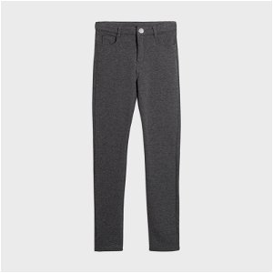 MAYORAL dívčí elastické šedé kalhoty - 128 cm