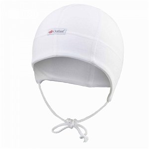 Čepice zavazovací plochý šev Outlast® velikost 3, 42-44 cm, barva bílá
