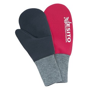 ESITO Palcové rukavice softshell DUO - růžová / 3 - 4 roky