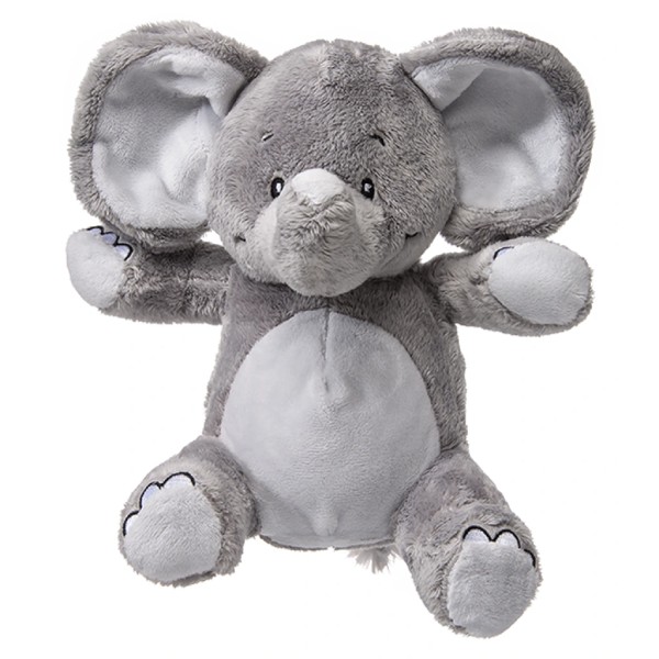 MY TEDDY Můj první slon plyšák šedý