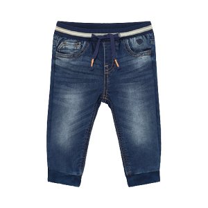 MAYORAL chlapecké džíny modré, sepraný vzhled - 92 cm