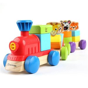 BABY EINSTEIN dřevěný vláček Discovery Train HAPE 18m+