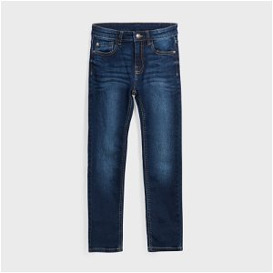 MAYORAL chlapecké jeans regular fit tmavý denim - 128 cm