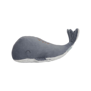 LITTLE DUTCH Velká plyšová velryba ocean - blue