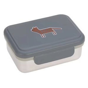 LÄSSIG Svačinový box Lunchbox Stainless Steel Safari tiger