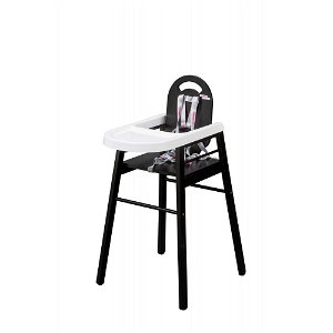 COMBELLE jídelní židlička Lili černá CO0178
