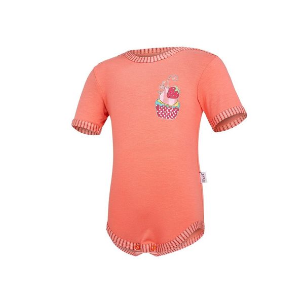 LITTLE ANGEL Body tenké KR obrázek Outlast® - tm.coral/pruh tm.coral vel. 86