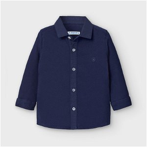 MAYORAL chlapecká košile klasik tmavě modrá - 92 cm