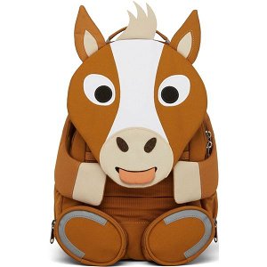 AFFENZAHN Dětský batoh do školky Large Horse brown