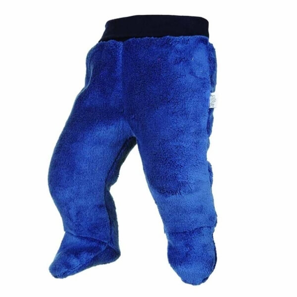 Kalhoty s ťapkami MAZLÍK velikost 62, barva tm.modrá