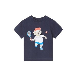 MAYORAL chlapecké tričko KR pes tenista, tmavě modrá - 98 cm