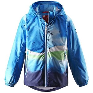 REIMA Dětská bunda s kapucí Liquid 531215 - modro zelená - 110 cm
