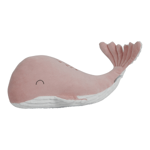 LITTLE DUTCH Velká plyšová velryba ocean - pink