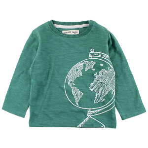SMALL RAGS chlapecké tričko DR globus zelená - 98 cm