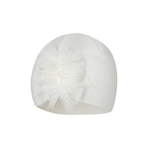 BROEL kojenecká čepice Arabela bílá 37/39 cm