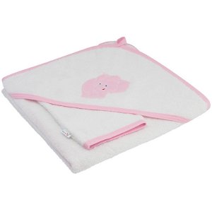 Esito dětský ručník s kapucí-růžová