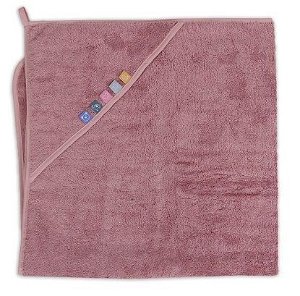 Ceba Baby ručník s kapucí EcoVero Line 100x100-Rose Tan