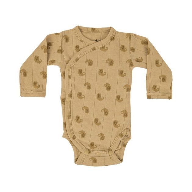 Lodger Romper Long Sleeves Flame Tribe-Sand 56