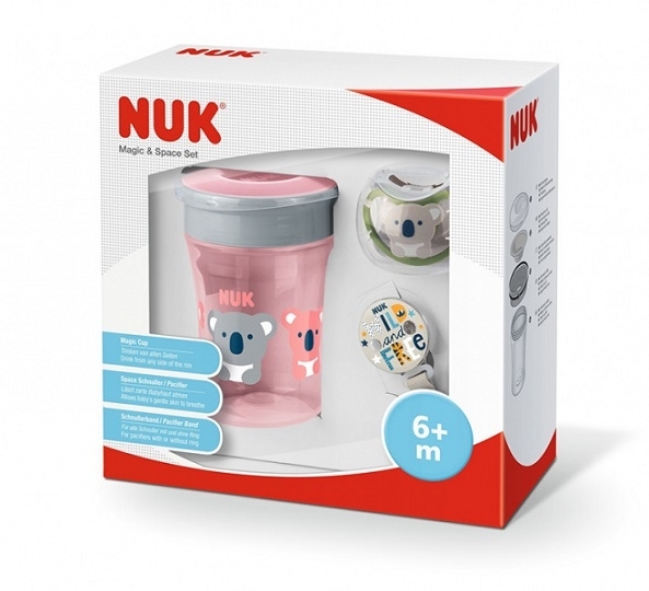 Nuk Magic Cup Space Set-Růžový