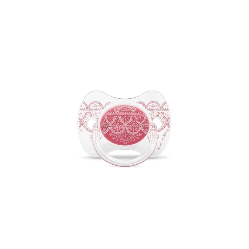 Suavinex šidítko Premium Couture fyziologické,+18m-Růžové