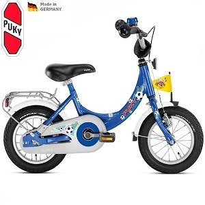 PUKY dětské kolo ZL 12 ALU - kolo s hliníkovým rámem-modré / motiv fotbal