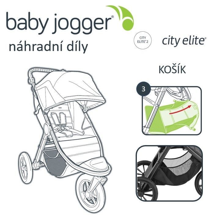 Baby Jogger košík-CITY ELITE 2