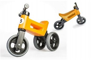 Teddies Funny Wheels New Sport 2v1 odrážedlo-oranžová