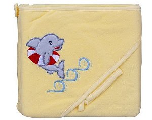 Scarlett froté ručník -delfín žlutý