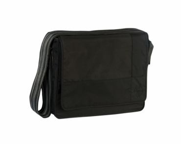 Lässig Casual Messenger Bag - taška na kočárek-Patchwork Black