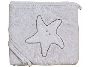 Scarlett froté ručník -hvězda šedá