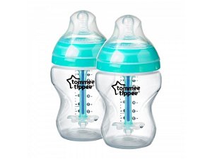 Tommee Tippee kojenecká láhev C2N ANTI-COLIC 260ml, 2ks, 0m+