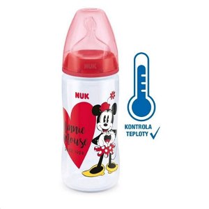 Nuk kojenecká láhev na učení Disney Mickey s kontrolou teploty 300ml-Mickey