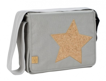 Lässig Casual Messenger Bag - taška na kočárek-Cork Star light grey