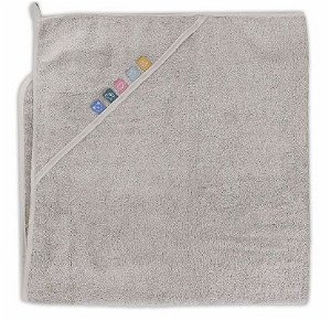Ceba Baby ručník s kapucí EcoVero Line 100x100-Moonbeam