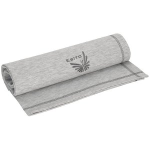 Esito letní deka dvojitá bavlna jednobarevná-šedá melír
